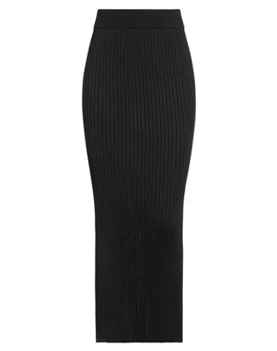 Jil Sander Woman Midi Skirt Black Size 4 Viscose, Polyamide, Elastane