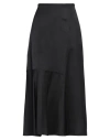 Jil Sander Flared Skirt In Black