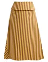 Jil Sander Midi Skirts In Yellow