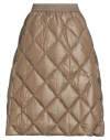 Jil Sander Woman Midi Skirt Sand Size M Polyamide