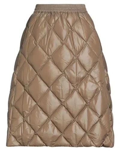 Jil Sander Woman Midi Skirt Sand Size M Polyamide