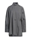 Jil Sander Woman Mini Dress Grey Size 10 Wool In Grey