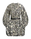Jil Sander Woman Mini Dress Pastel Yellow Size 4 Polyamide In Gray