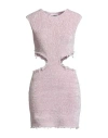 Jil Sander Woman Mini Dress Pink Size 2 Silk, Cotton