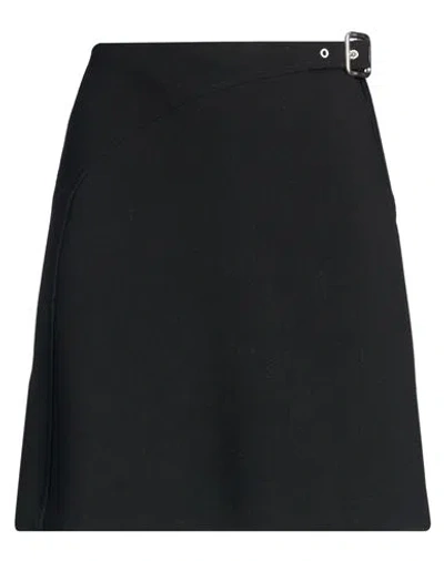 Jil Sander Woman Mini Skirt Black Size 8 Virgin Wool