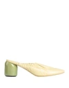 Jil Sander Woman Mules & Clogs Beige Size 7 Soft Leather