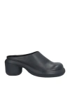 Jil Sander Woman Mules & Clogs Black Size 6 Calfskin In Black