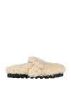 Jil Sander Woman Mules & Clogs Ivory Size 8 Shearling In White
