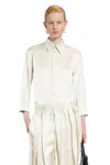 Jil Sander Woman Off-white Shirts In Off-white