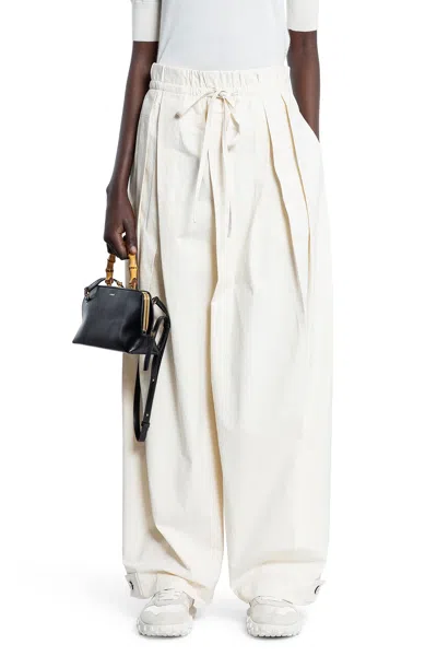 Jil Sander Woman Off-white Trousers