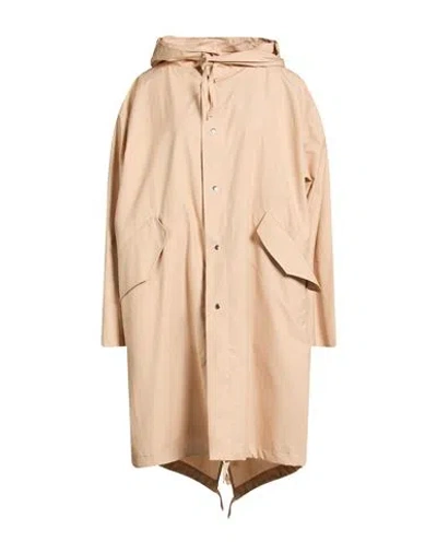 Jil Sander Woman Overcoat & Trench Coat Beige Size 0 Cotton In Neutral
