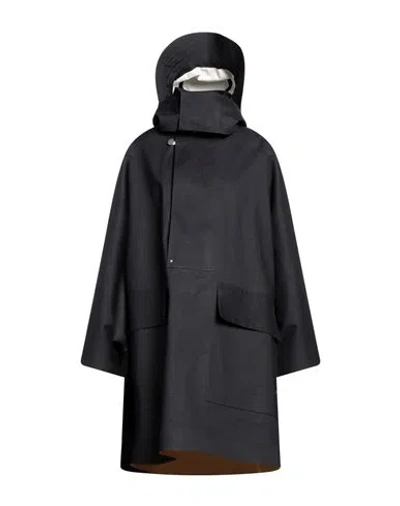Jil Sander Woman Overcoat Black Size Xl Cotton