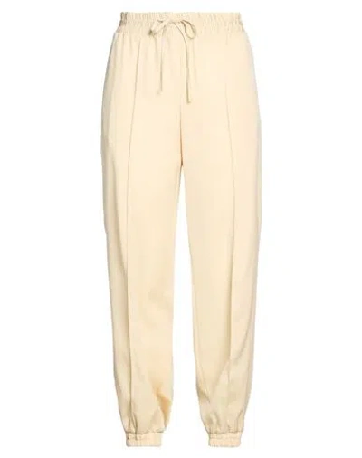 Jil Sander Woman Pants Beige Size 4 Virgin Wool In Neutral