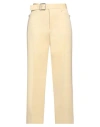Jil Sander Woman Pants Beige Size 4 Wool In Beige