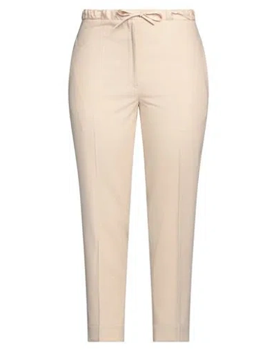 Jil Sander Woman Pants Beige Size 4 Wool, Viscose