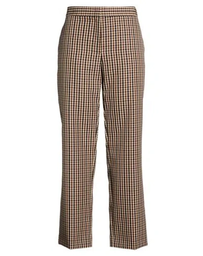 Jil Sander Woman Pants Beige Size 8 Virgin Wool In Brown