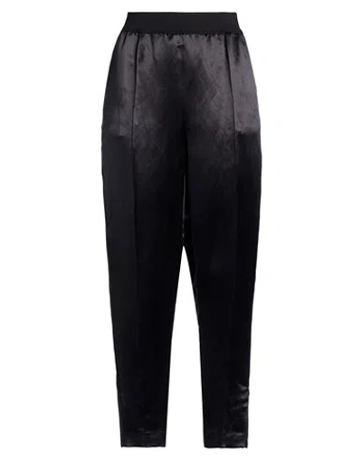Jil Sander Woman Pants Black Size 0 Linen, Silk