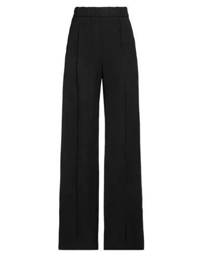 Jil Sander Woman Pants Black Size 10 Viscose, Silk