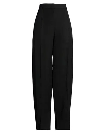 Jil Sander Woman Pants Black Size 4 Viscose, Silk