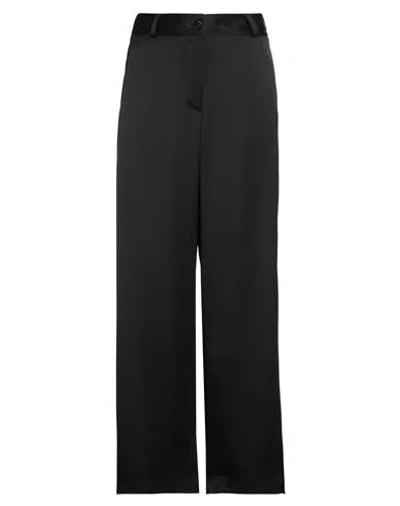 Jil Sander Woman Pants Black Size 8 Viscose, Silk