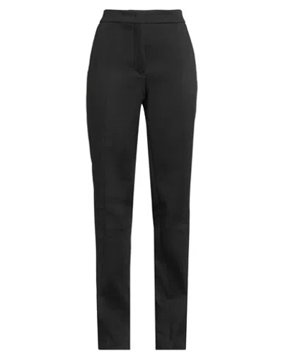 Jil Sander Woman Pants Black Size 6 Virgin Wool, Lyocell