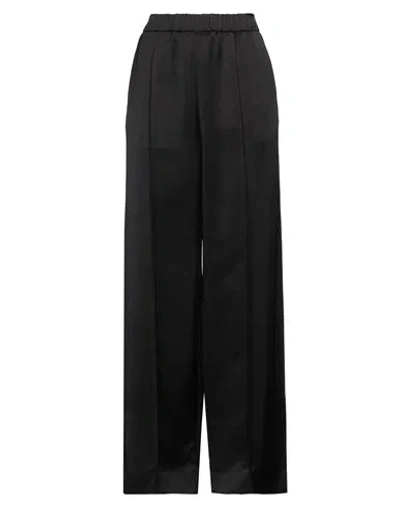 Jil Sander Woman Pants Black Size 8 Acetate, Viscose