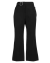 Jil Sander Woman Pants Black Size 8 Viscose, Silk