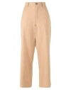 Jil Sander Woman Pants Camel Size 4 Virgin Wool In Yellow
