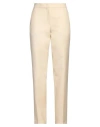 Jil Sander Woman Pants Cream Size 6 Wool In White