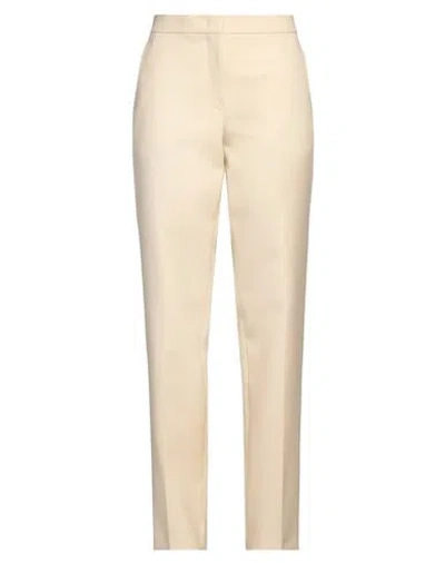 Jil Sander Woman Pants Cream Size 6 Wool In White