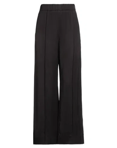 Jil Sander Woman Pants Dark Brown Size 2 Viscose