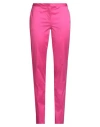 Jil Sander Woman Pants Fuchsia Size 8 Cotton, Elastane In Pink