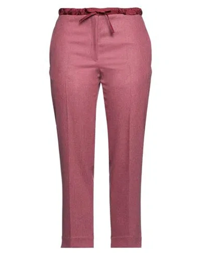 Jil Sander+ Woman Pants Garnet Size 8 Wool, Viscose In Red