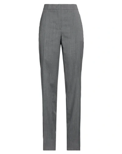 Jil Sander Woman Pants Grey Size 12 Wool