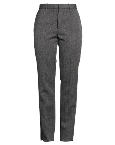Jil Sander Woman Pants Grey Size 16 Wool In Black