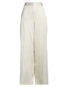 Jil Sander High-rise Twill Palazzo Trousers In White