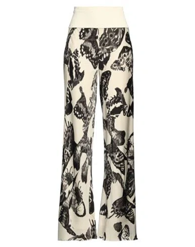 Jil Sander Woman Pants Ivory Size 4 Viscose, Polyester, Polyamide, Rubber In White