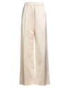 Jil Sander Woman Pants Ivory Size 6 Cotton In Neutral