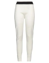 Jil Sander Woman Pants Ivory Size 8 Virgin Wool, Viscose, Polyester, Silk In White