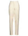 Jil Sander Woman Pants Ivory Size 8 Wool, Silk In White