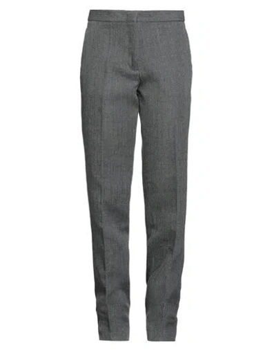 Jil Sander Woman Pants Lead Size 4 Wool, Silk