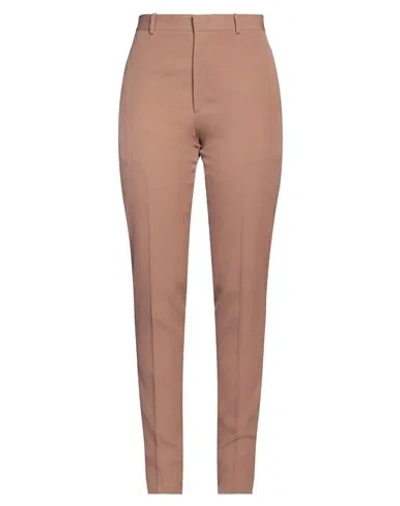 Jil Sander Woman Pants Light Brown Size 14 Wool In Beige