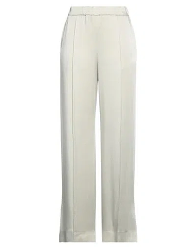 Jil Sander Woman Pants Light Green Size 2 Acetate, Viscose In Sage Green