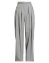 Jil Sander Woman Pants Light Grey Size 4 Virgin Wool In Gray