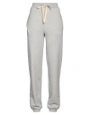 Jil Sander Woman Pants Light Grey Size L Cotton