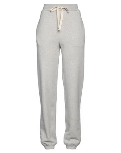 Jil Sander Woman Pants Light Grey Size L Cotton In Grey