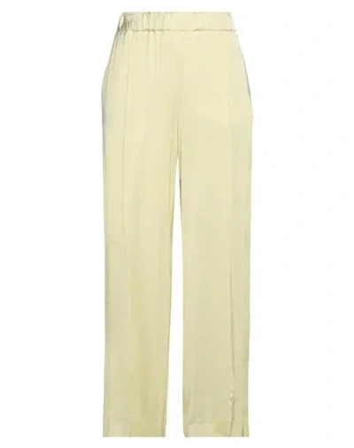 Jil Sander Woman Pants Light Yellow Size 4 Viscose