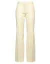 Jil Sander Woman Pants Light Yellow Size 4 Wool