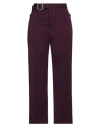 Jil Sander Woman Pants Mauve Size 6 Wool In Purple