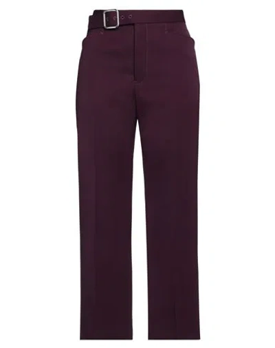 Jil Sander Woman Pants Mauve Size 6 Wool In Purple
